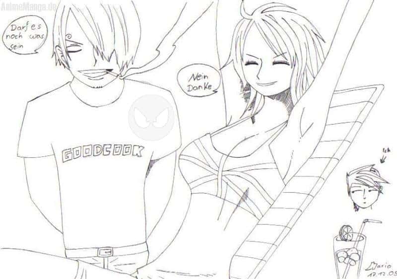 Nami x Sanji Tuche