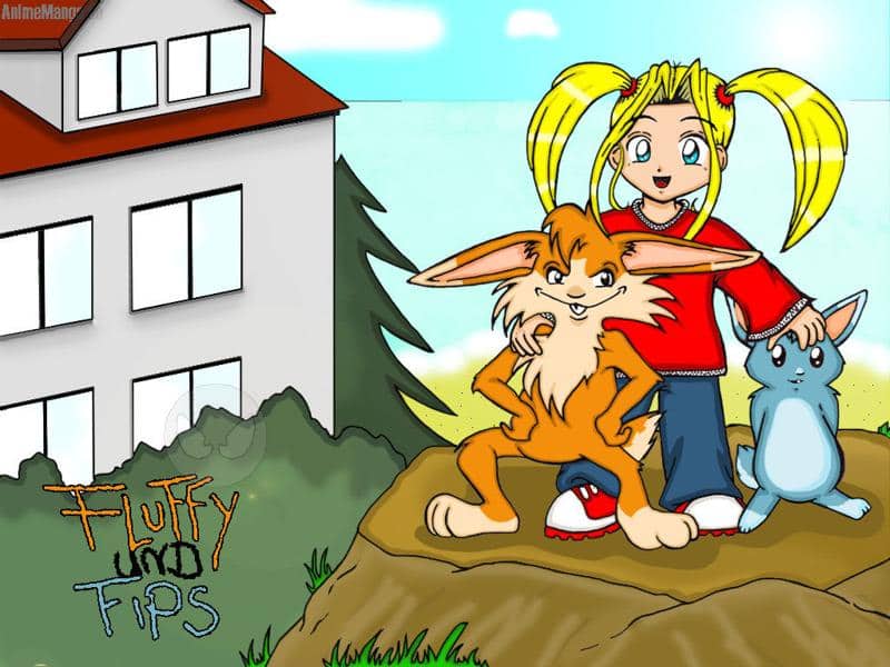 Fluffy und Fips (comicdeckblatt)