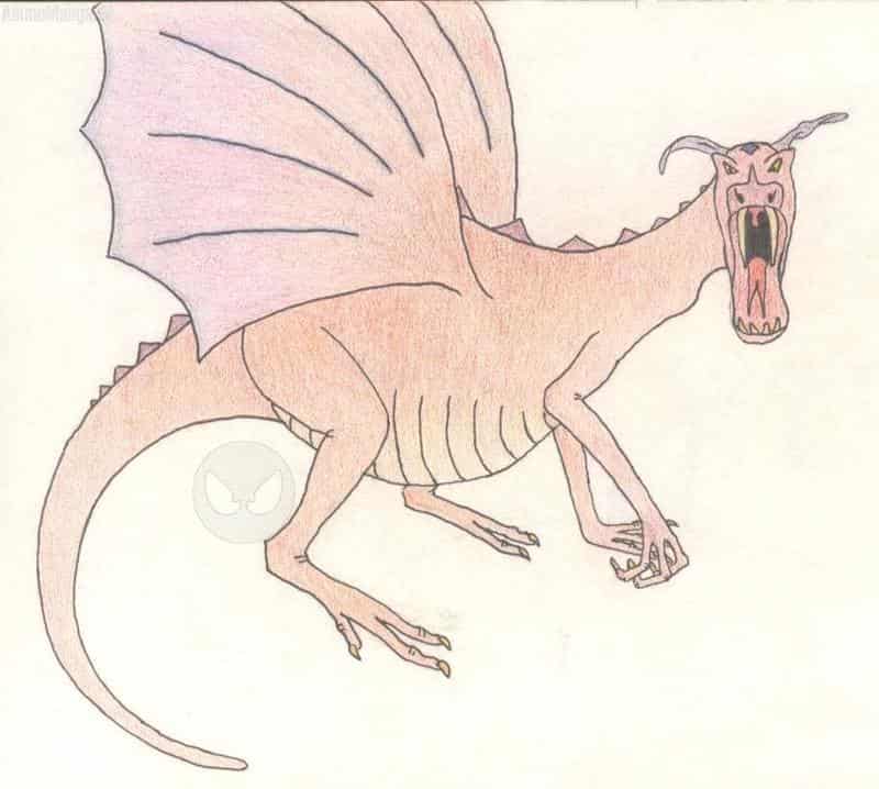 irgend so'n Drache...