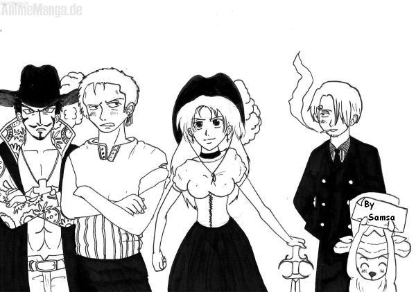 Eigenst zusammengestellte One Pice-Mannschaft xD