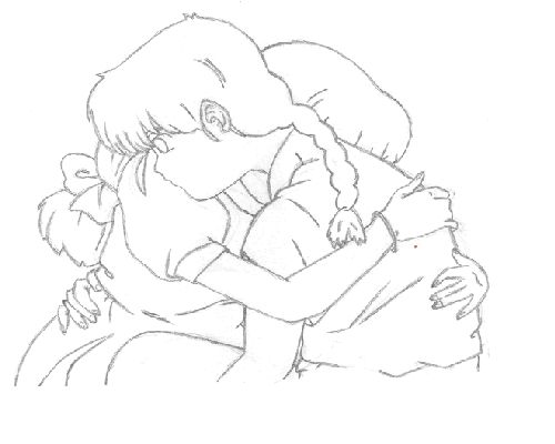 Ranma + Akane hug
