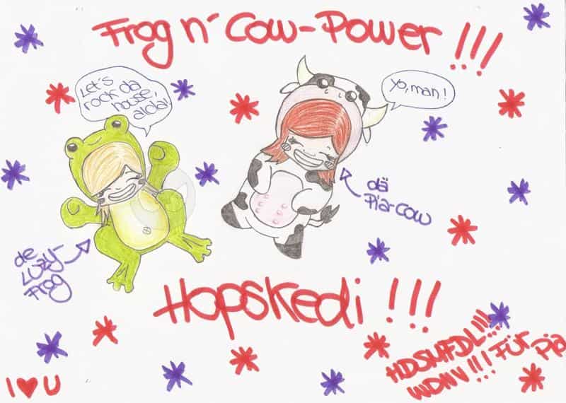 luzy-frog&amp;pia-cow^^