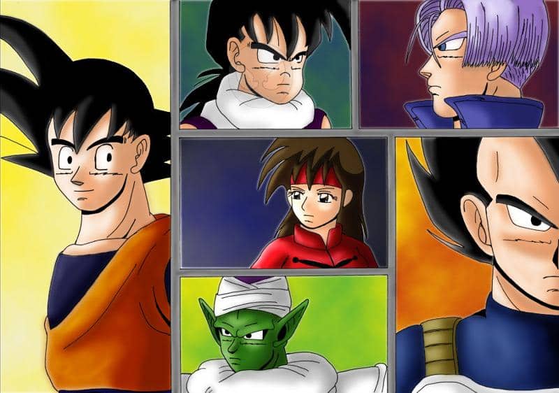 Son-Goku und seine Kameraden