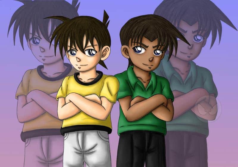 Shinichi und Heiji