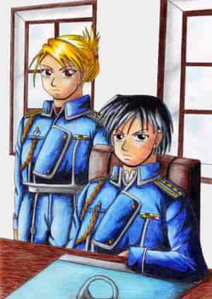 Im Büro des Roy Mustangs