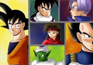 Son-Goku und seine Kameraden
