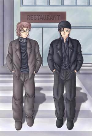 Subaru Okiya and Shuichi Akai