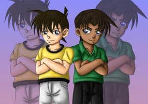 Shinichi and Heiji