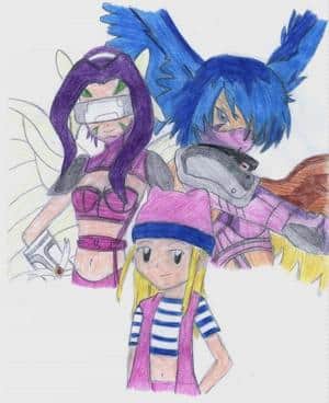 Zoe, Kazemon and Zepyrmon