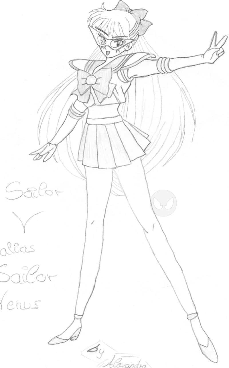 SailorV in Graustufe
