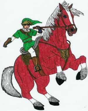 Link und Epona: Twilight Princess