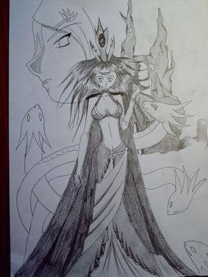 Skizze zum manga- Cover