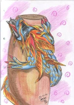 Drache an der Säule!!!