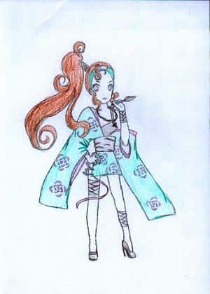 beautiful ninja girl