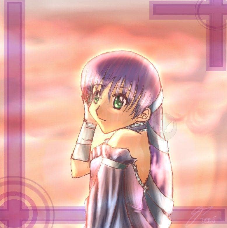 mädchen der abendröte