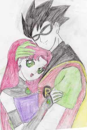 Robin und Starfire