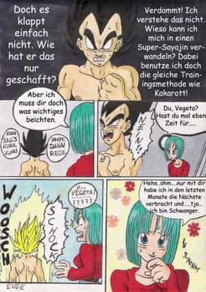 Wie Vegeta sich zum ersten Mal in einer SSJ wurde....