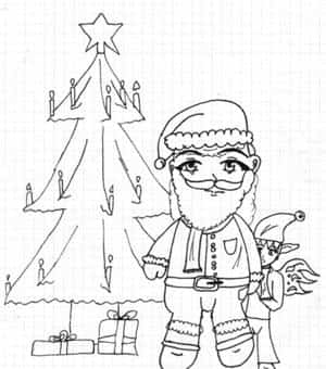 Santa Clause etwas verspätet >,<