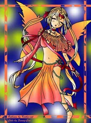 Schlafender Schmetterling oder tanzende Elfe???