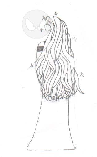 Outlines von der Prinzessin