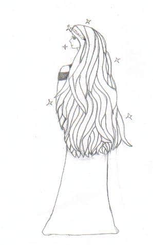 Outlines von der Prinzessin