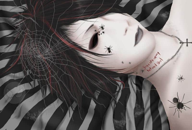 Sin eats up my tortured soul