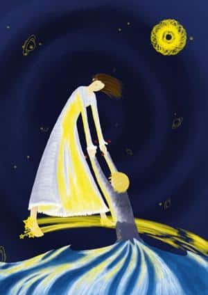 Zwei Gelsen und ein Strick