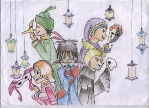 Karnevall mit der Strohhutflotte