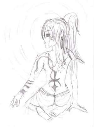 blood tears skizze von Mariel-chan