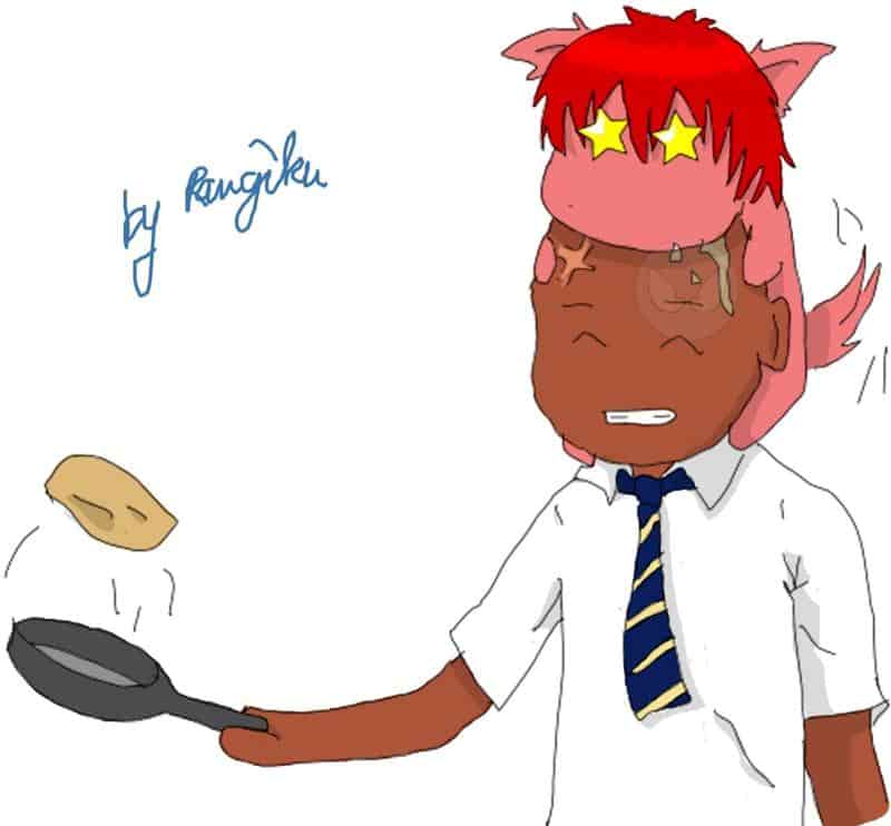 Achtung, hungriger Hund!