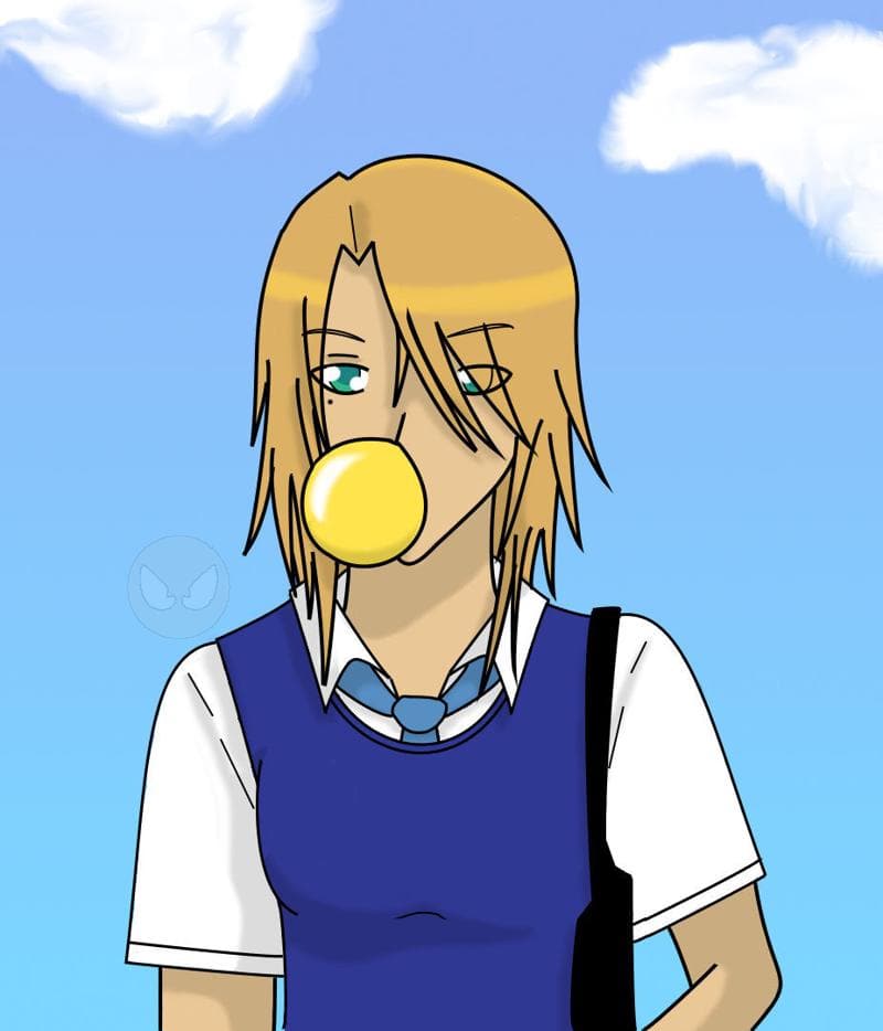 Ranü in Schuluniform