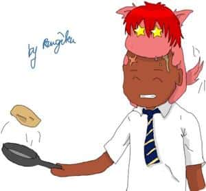 Achtung, hungriger Hund!