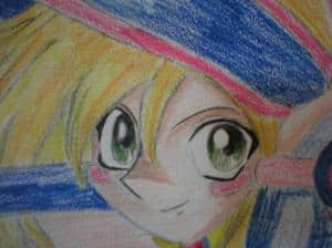 Schwarzes Magier-Mädchen