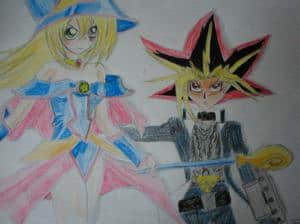 Pharao und Schwarzes Magiermädchen im Duell