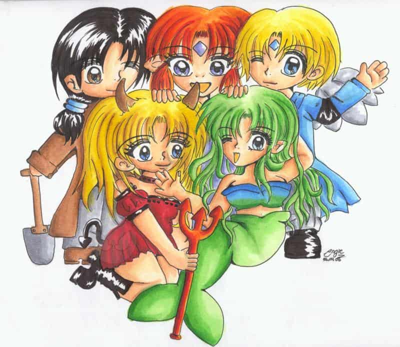 White Angels in Chibi