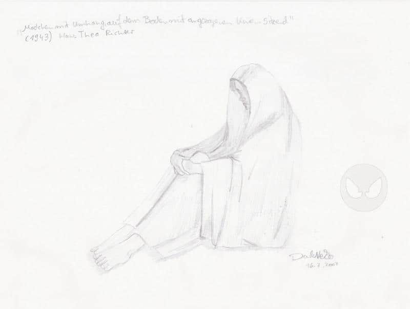 das mädchen im umhang