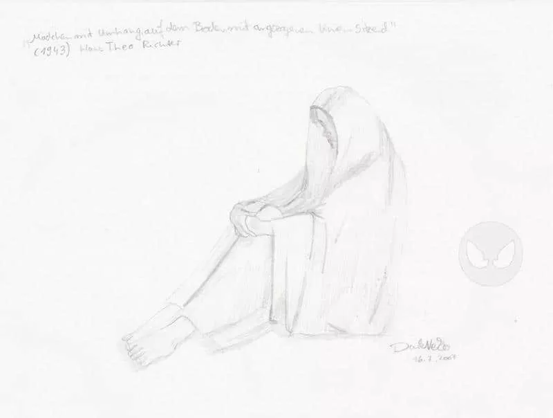 das mädchen im umhang