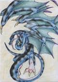 Blauer Drache