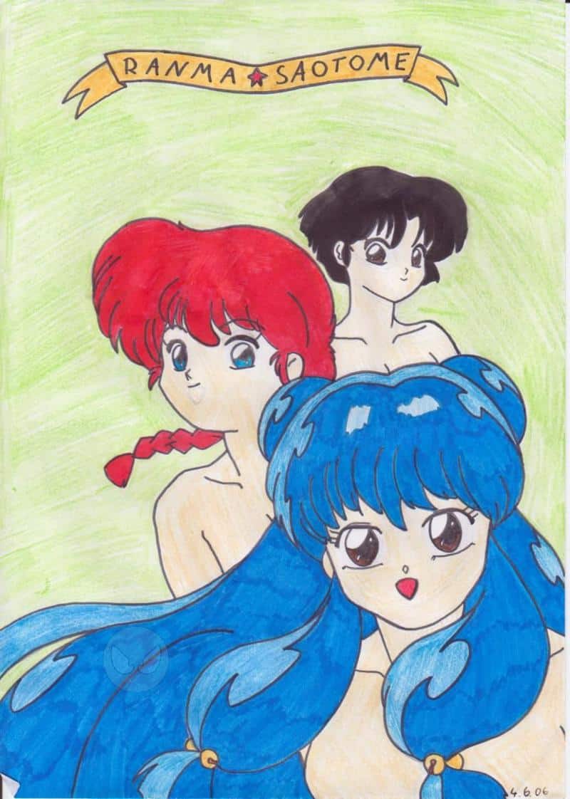 Ranma, Akane und Shampoo