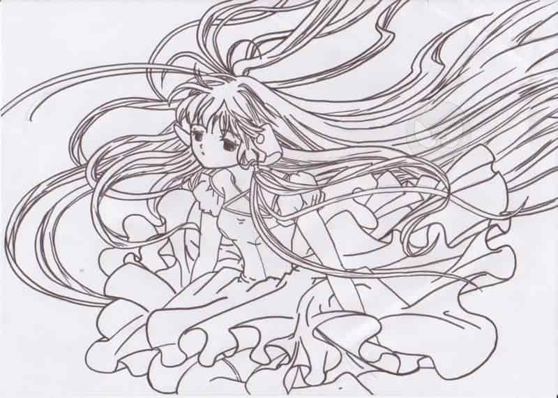 Outlines meiner "verträumten Chii"