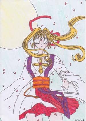 Die Augen leer vor Schmerz...