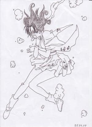 Jeanne unter Wasser!