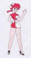 Ranma als Kellnerin