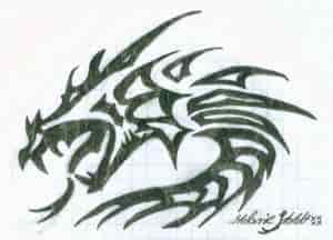 Drachen Tattoo