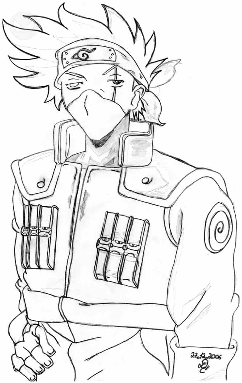 Kakashi Hatake > schwarz_weiß