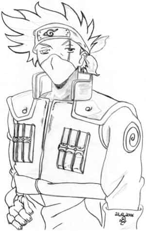 Kakashi Hatake > schwarz_weiß