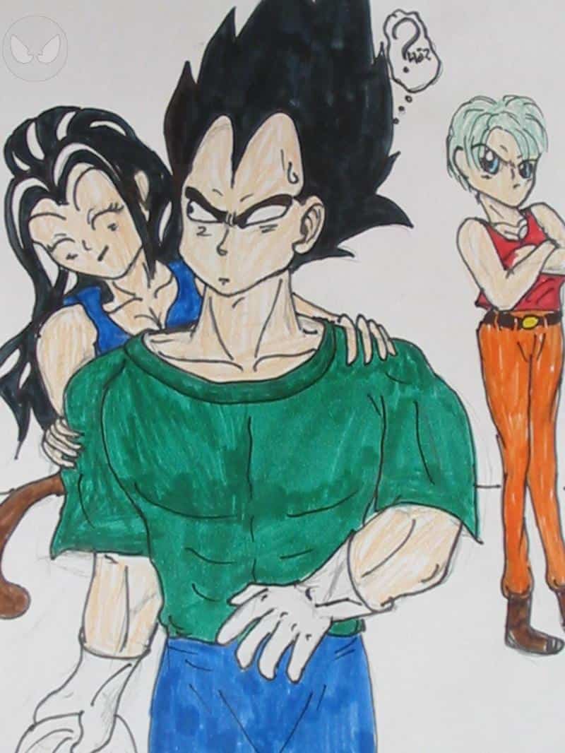 Vegeta; Jeanne & Bulma