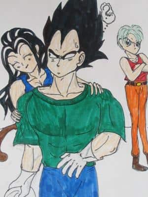Vegeta; Jeanne & Bulma
