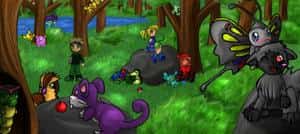 WAKU~WAKU xD der PokéWald is da ^^