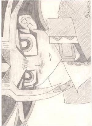 Schwarzweißbild von Ati